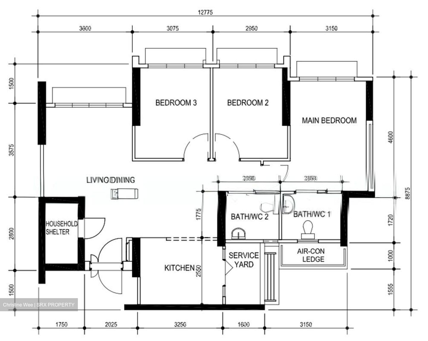 Blk 422B Northshore Straitsview (Punggol), HDB 4 Rooms #583820181